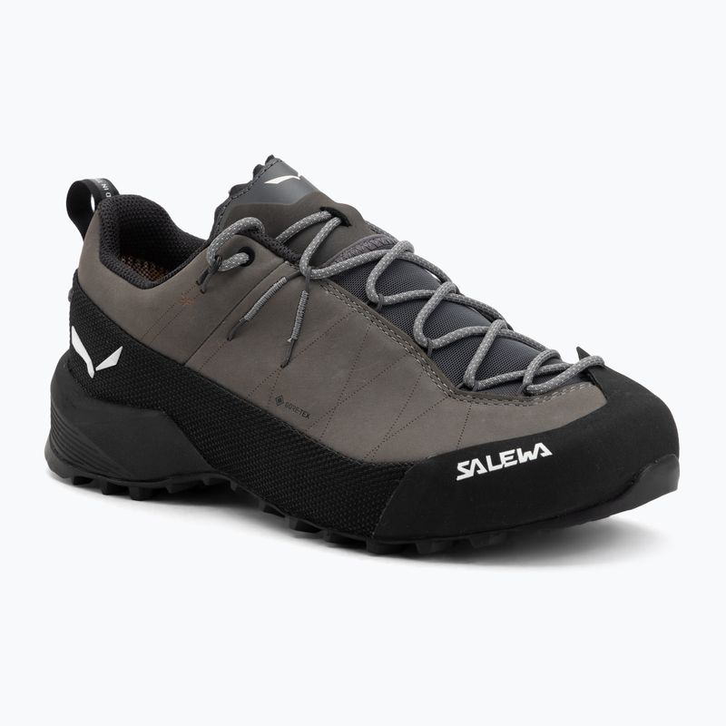 Încălțăminte de abordare pentru bărbați Salewa Wildfire Leather 2 GTX qulet shade/black