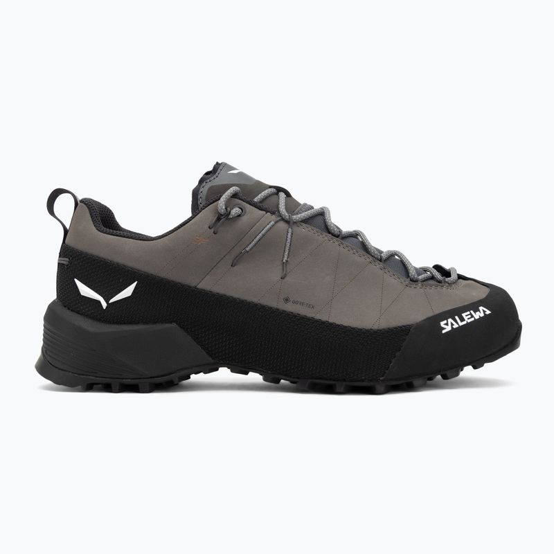 Încălțăminte de abordare pentru bărbați Salewa Wildfire Leather 2 GTX qulet shade/black 2