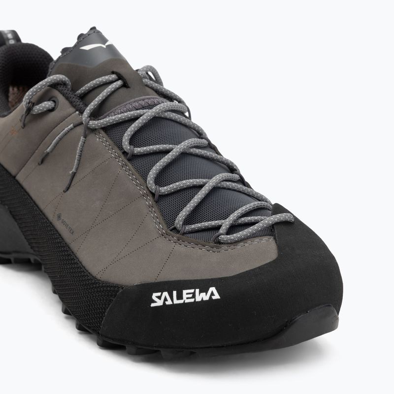 Încălțăminte de abordare pentru bărbați Salewa Wildfire Leather 2 GTX qulet shade/black 7