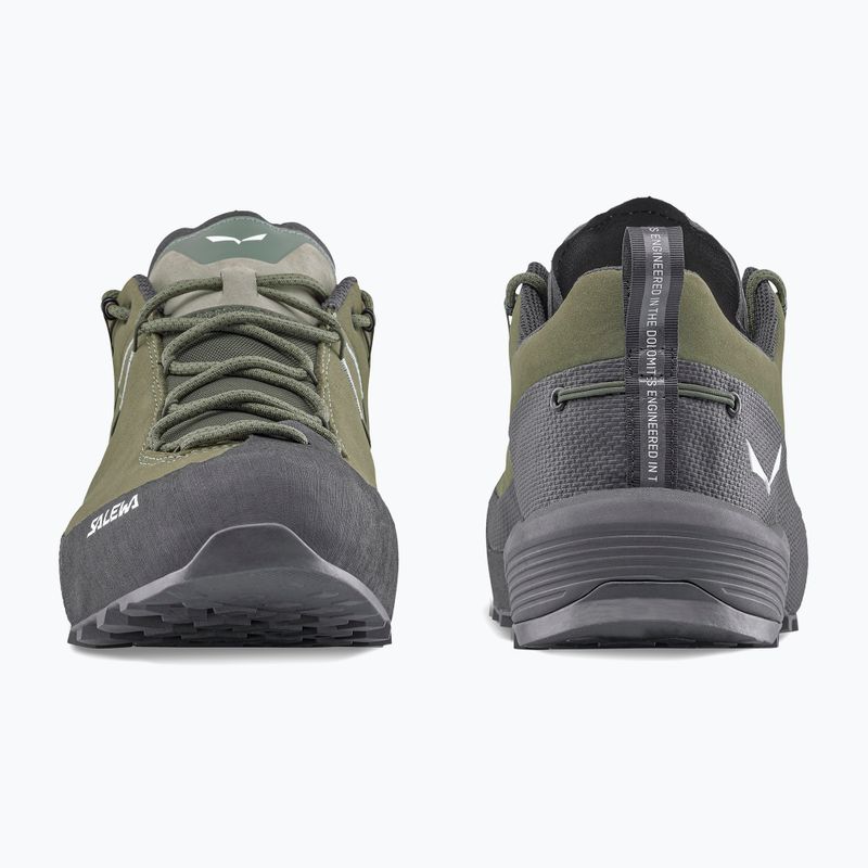 Încălțăminte de abordare pentru bărbați Salewa Wildfire Leather 2 GTX faded green/black 10