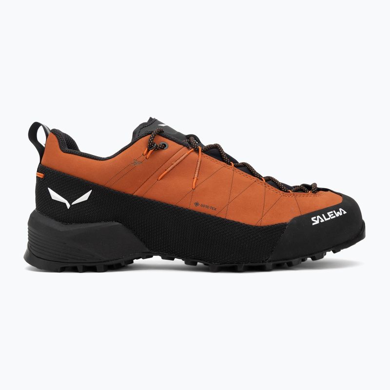 Încălțăminte de abordare pentru bărbați Salewa Wildfire Leather 2 GTX bombay brown/black 2