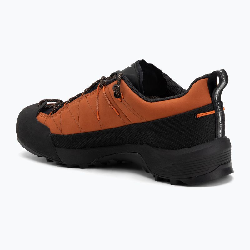 Încălțăminte de abordare pentru bărbați Salewa Wildfire Leather 2 GTX bombay brown/black 3