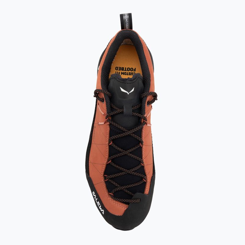 Încălțăminte de abordare pentru femei Salewa Wildfire Leather 2 GTX etruscan red/black 5