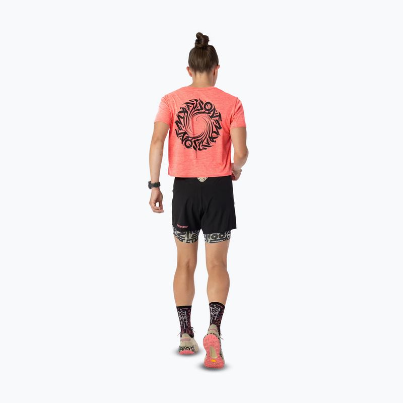Tricou de alergare pentru femei DYNAFIT Trail ultra coral 3