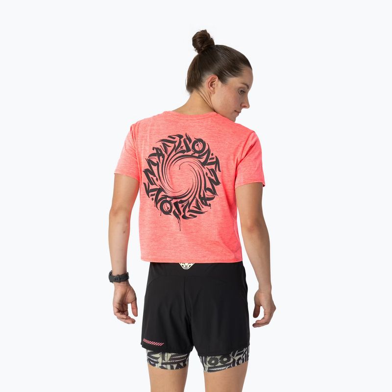 Tricou de alergare pentru femei DYNAFIT Trail ultra coral 4