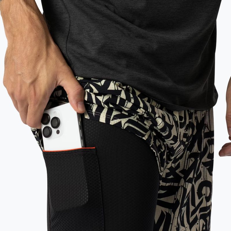 Pantaloni scurți de alergare pentru bărbați DYNAFIT Trail 2IN1 overcast 4