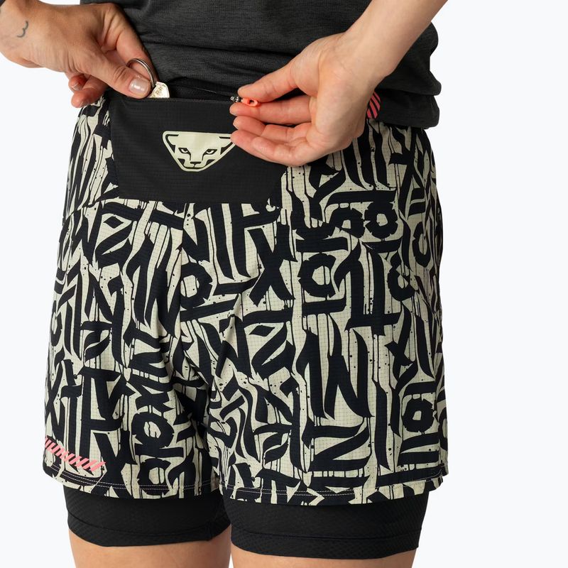 Pantaloni scurți de alergare pentru femei DYNAFIT Trail 2IN1 overcast 6