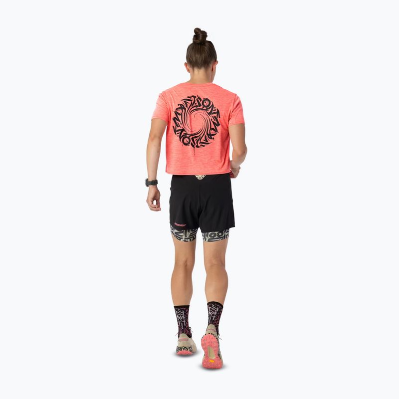 Pantaloni scurți de alergare pentru femei DYNAFIT Trail 2IN1 black out overcast 3