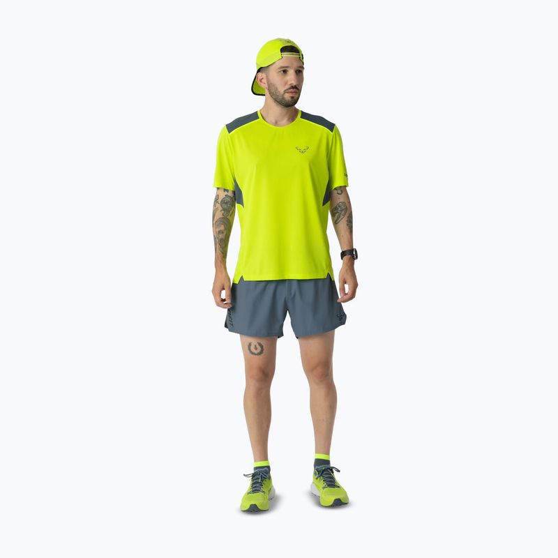 Tricou de alergare pentru bărbați DYNAFIT Sky ultra yellow 4