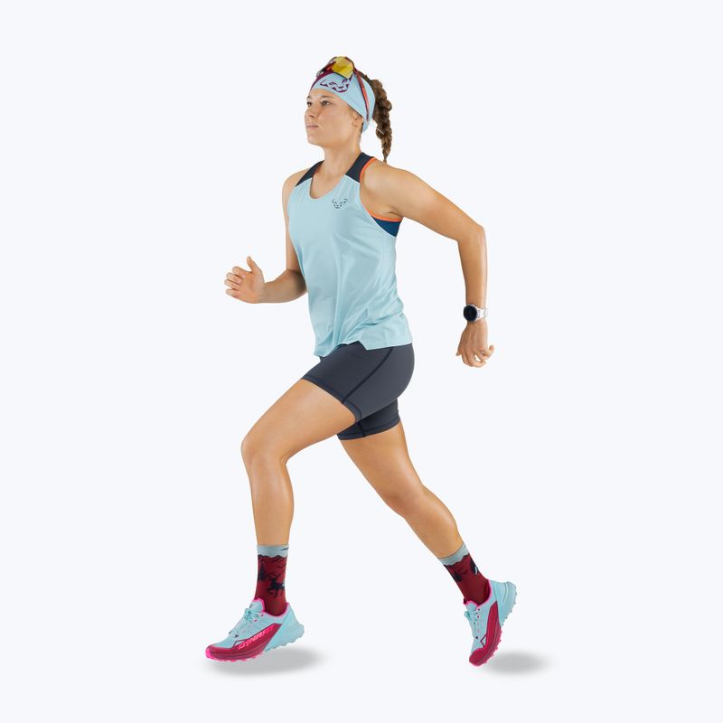 Tricou de alergare pentru femei DYNAFIT Sky Tank cloud blue 3