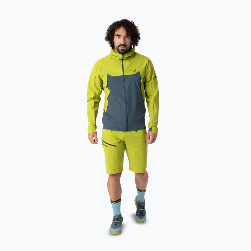 Geacă softshell pentru bărbați DYNAFIT Transalper Dynastretch golden lime/0720 2