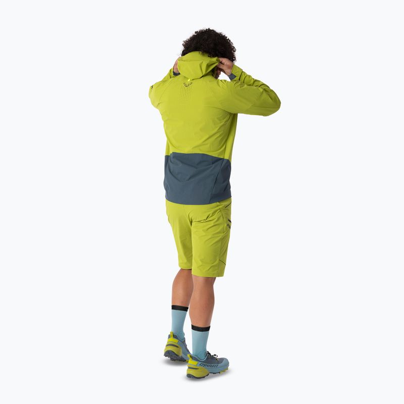 Geacă softshell pentru bărbați DYNAFIT Transalper Dynastretch golden lime/0720 3