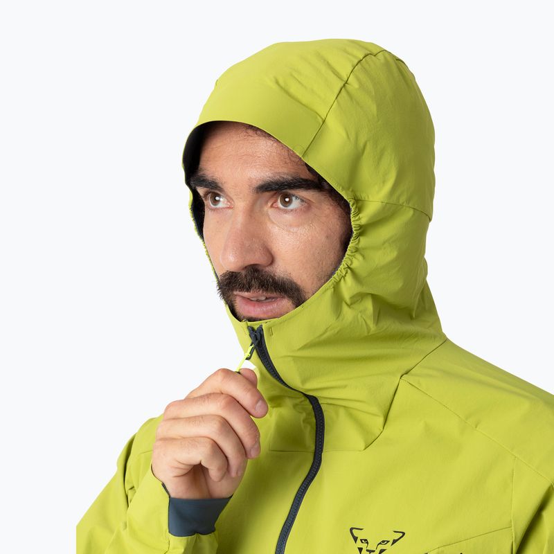 Geacă softshell pentru bărbați DYNAFIT Transalper Dynastretch golden lime/0720 4