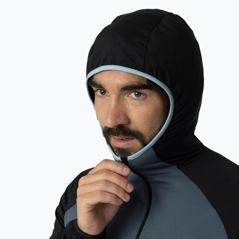Hanorac trekking pentru bărbați DYNAFIT Transalper Light Polartec Hoody black out cinder/0720 4