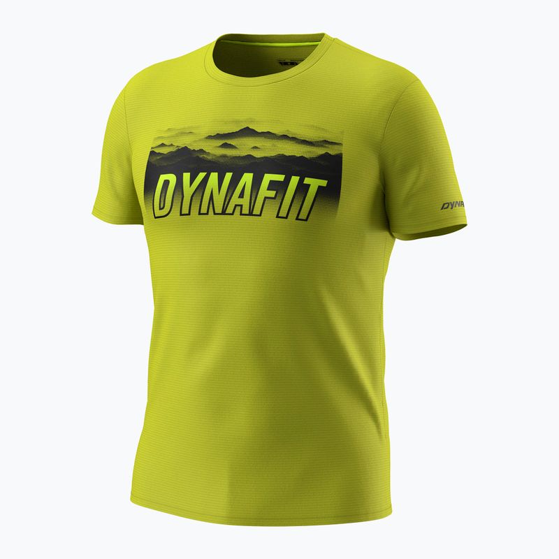 Tricou de trekking pentru bărbați DYNAFIT Transalper Graphic golden lime/5a30 4