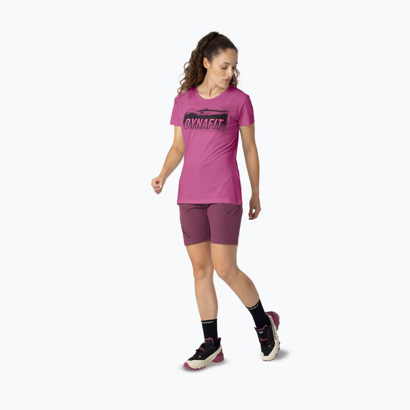 Tricou de trekking pentru femei DYNAFIT Transalper Pocket magenta/6070 2