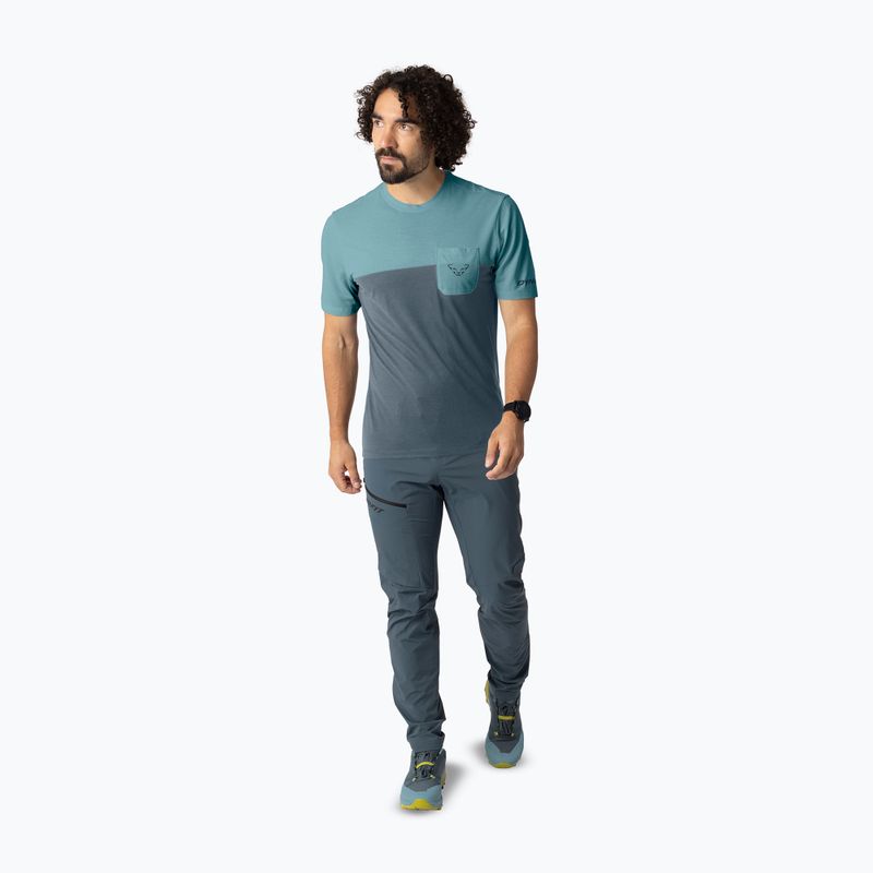 Tricou de trekking pentru bărbați DYNAFIT Transalper Pocket smoke/blue/0720 2