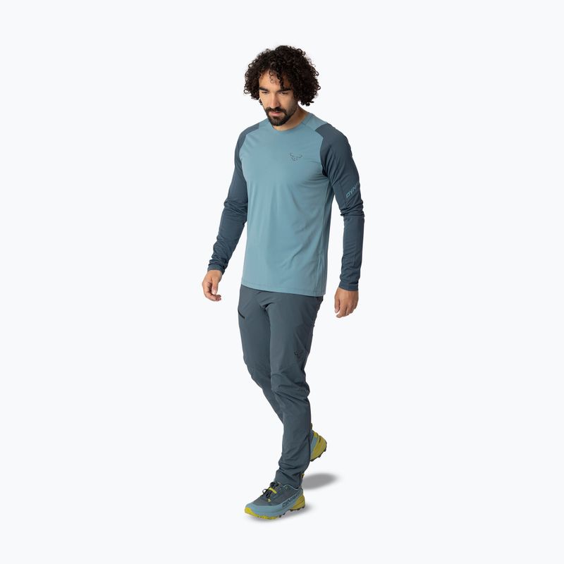 Bluză cu mânecă lungă de trekking pentru bărbați DYNAFIT Transalper smoke blue/0720 4