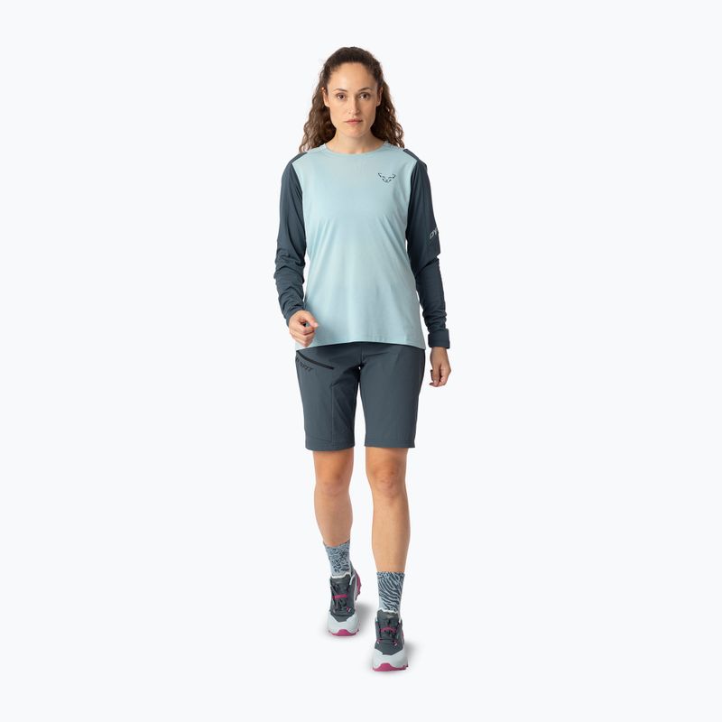 Bluză cu mânecă lungă de trekking pentru femei DYNAFIT Transalper cloud blue/0720 2