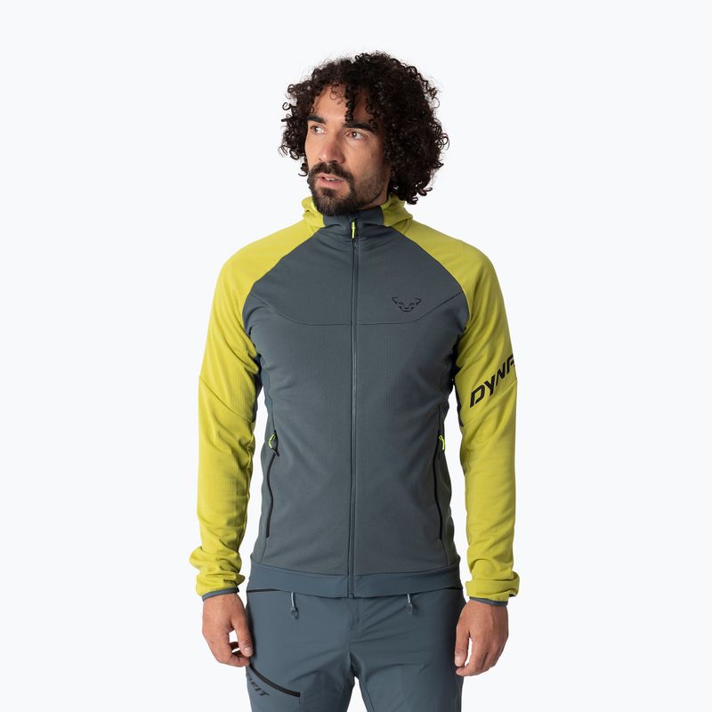 Bluză de trekking pentru bărbați DYNAFIT Transalper Thermal Hoody golden lime/0720