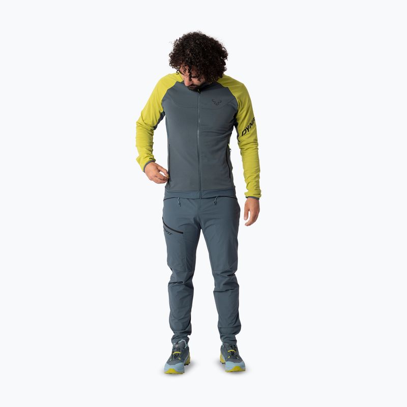 Bluză de trekking pentru bărbați DYNAFIT Transalper Thermal Hoody golden lime/0720 4