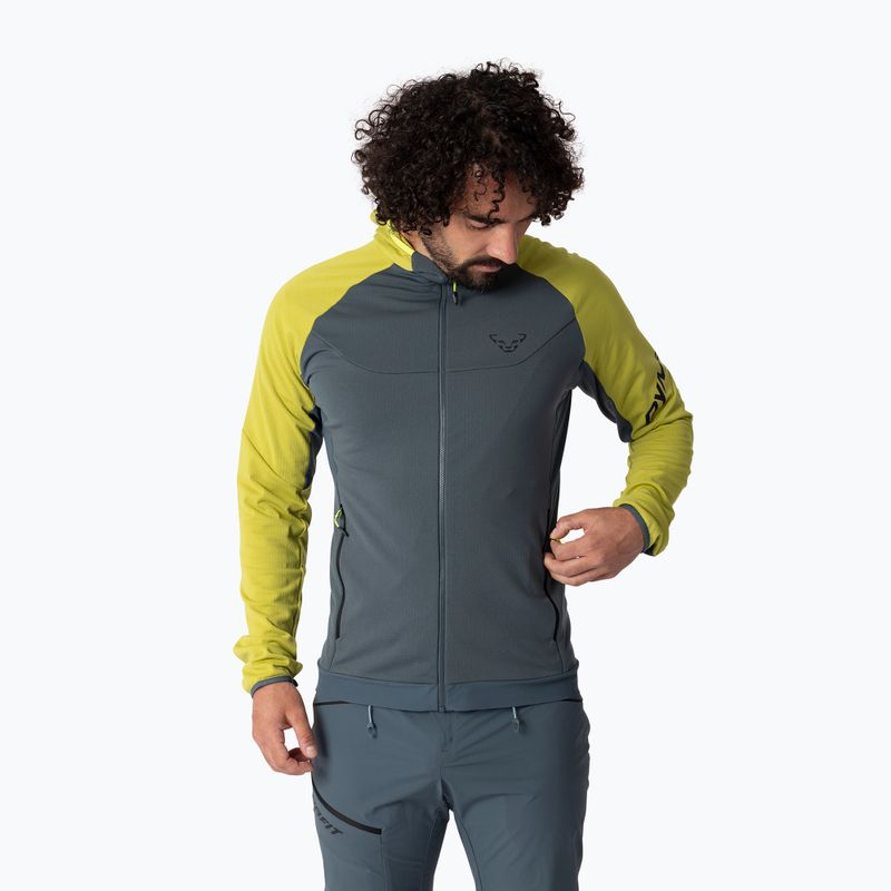 Bluză de trekking pentru bărbați DYNAFIT Transalper Thermal Hoody golden lime/0720 5