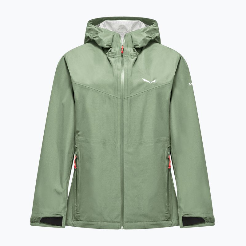 Geacă de ploaie pentru femei Salewa Puez Aqua 4 Ptx 2.5L pastel green