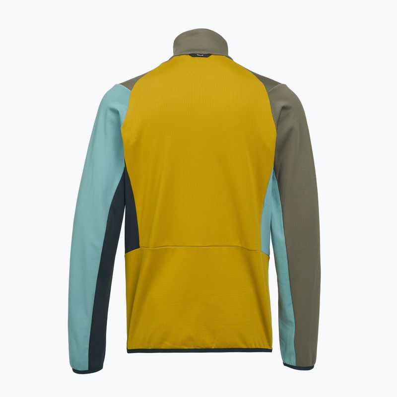 Bluză de trekking pentru bărbați Salewa Puez Cammio PL faded green/multi 2