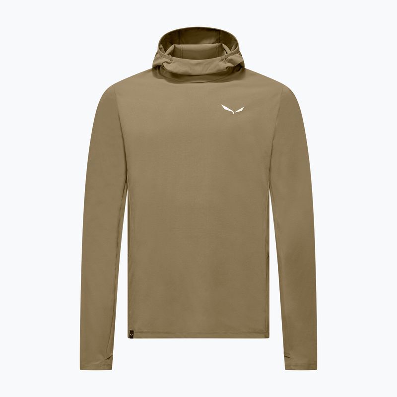 Bluză de trekking pentru bărbați Salewa Puez Sun Hoodie quicksand