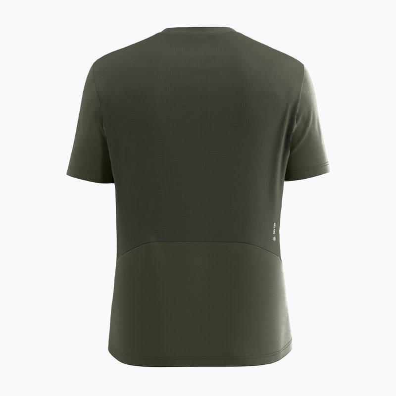 Tricou de trekking pentru bărbați Salewa Puez Hyb Dry faded green 2