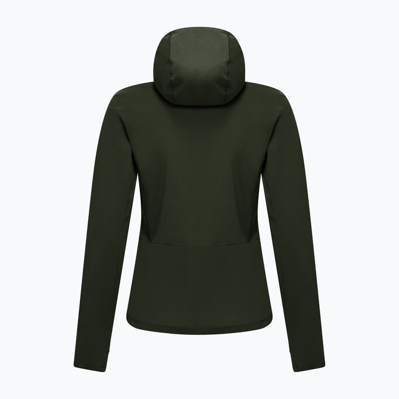 Bluză de trekking pentru femei Salewa Puez Sun Hoodie dark olive 2