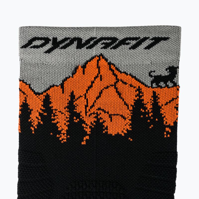 Șosete DYNAFIT Traverse Crew black out ultra orange/4220 3