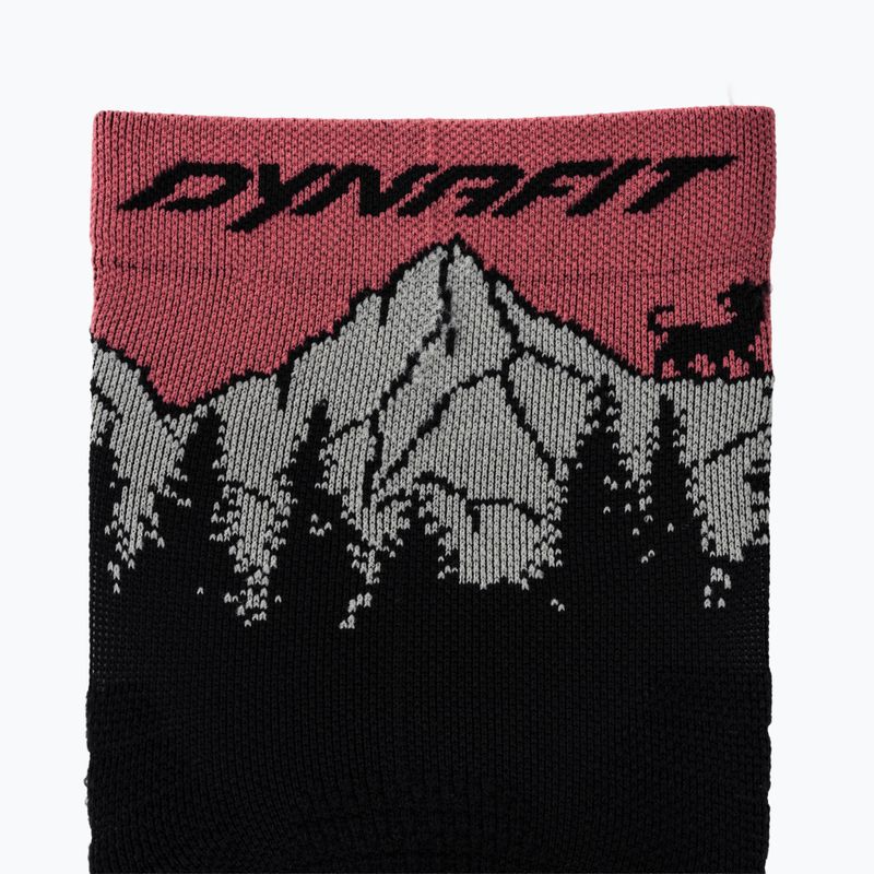Șosete DYNAFIT Traverse Crew black out ultra coral/6a10 3