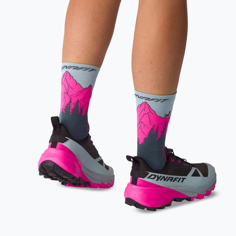 Șosete de schi DYNAFIT Traverse Crew cinder pink glo/6070 6