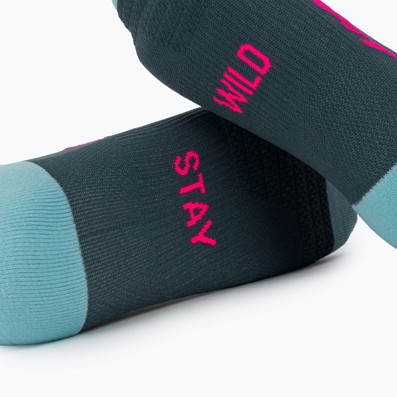 Șosete DYNAFIT Traverse Crew cinder pink glo/6070 6