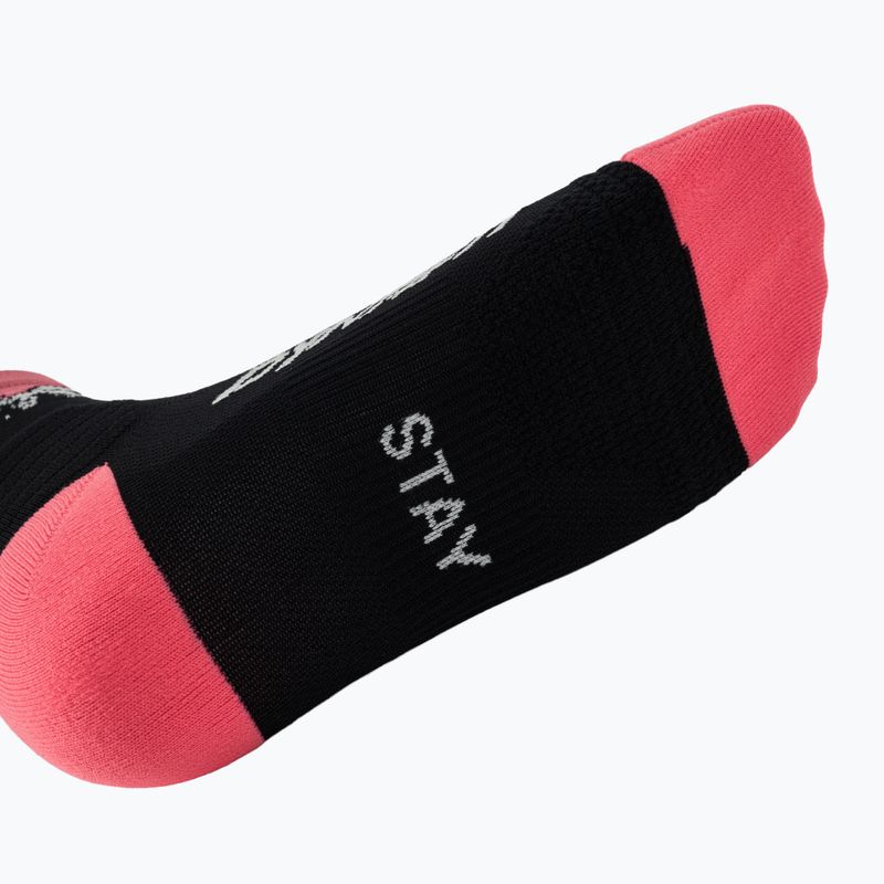 Șosete de schi DYNAFIT Traverse Mid black out ultra coral/6a10 5