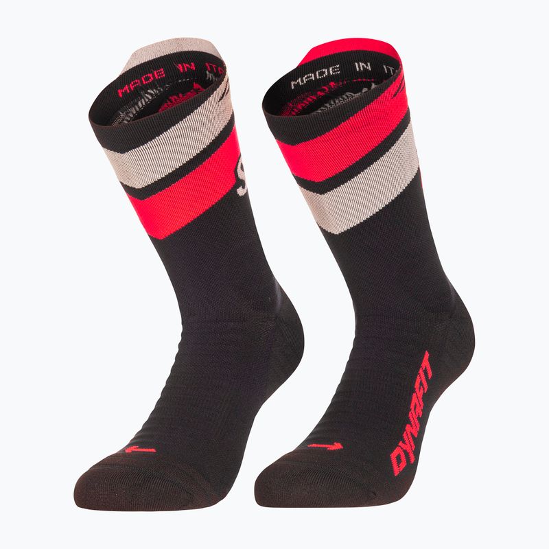 Șosete DYNAFIT Ultra Crew black out ultra coral/6A10 5