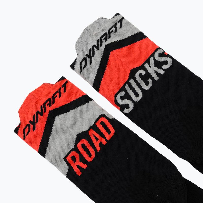 Șosete DYNAFIT Ultra Crew black out ultra coral/6A10 3