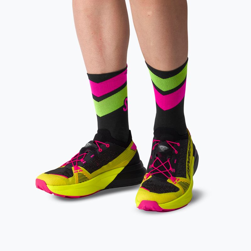 Șosete DYNAFIT Ultra Crew black out ultra yellow/5A30 7