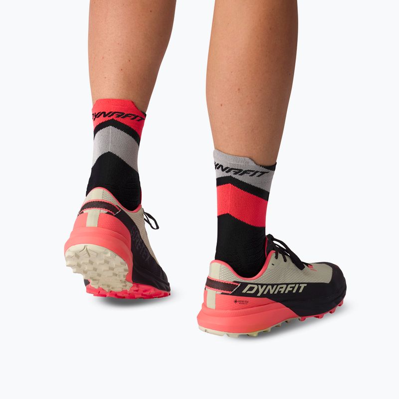 Șosete DYNAFIT Ultra Mid black out ultra coral/6A10 4
