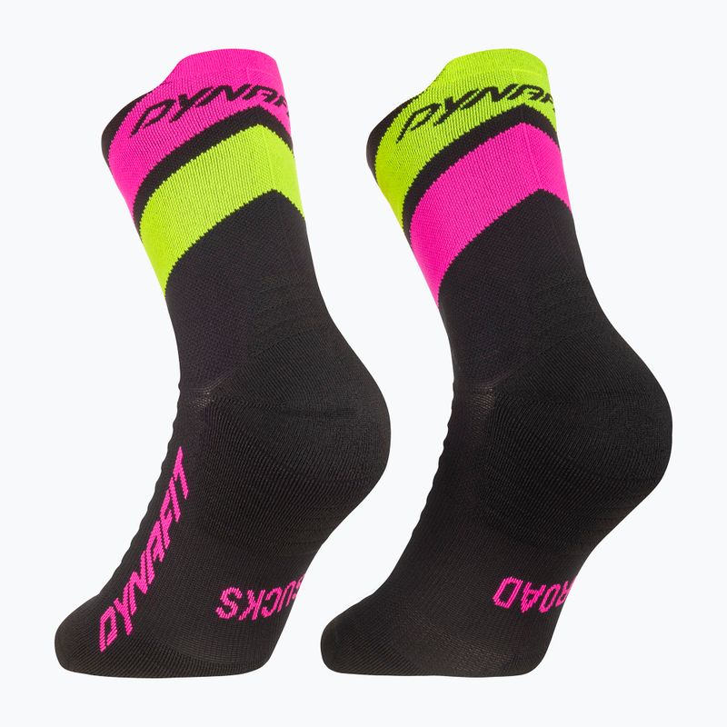 Șosete DYNAFIT Ultra Mid black out pink glo/6070 6