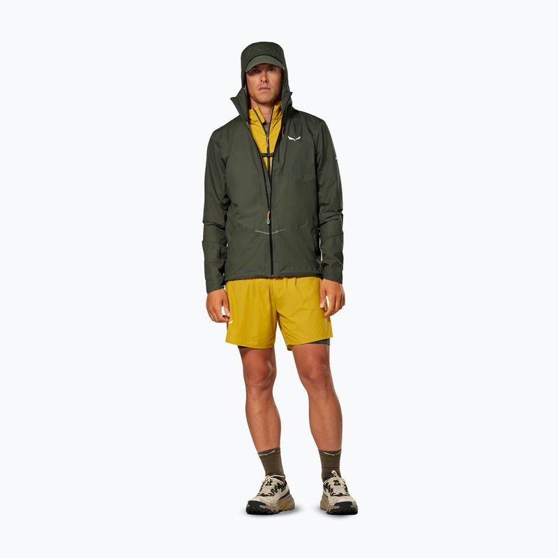 Geacă de ploaie pentru bărbați Salewa Pedroc 2 PTX 2.5 Light faded green 2