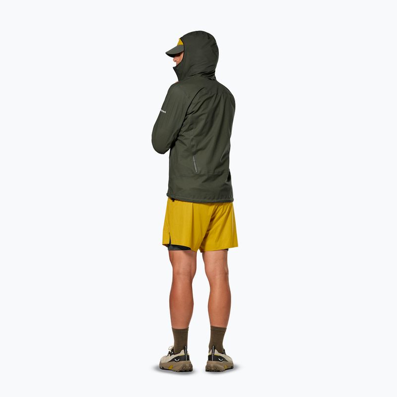 Geacă de ploaie pentru bărbați Salewa Pedroc 2 PTX 2.5 Light faded green 3