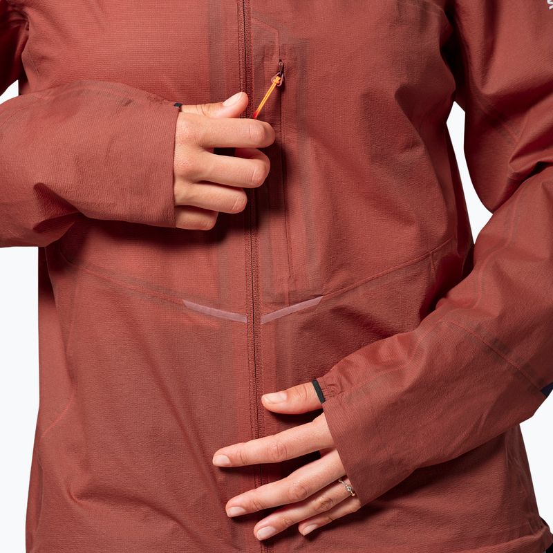 Geacă de ploaie damă Salewa Pedroc 2 PTX 2.5 Light etruscan red 4