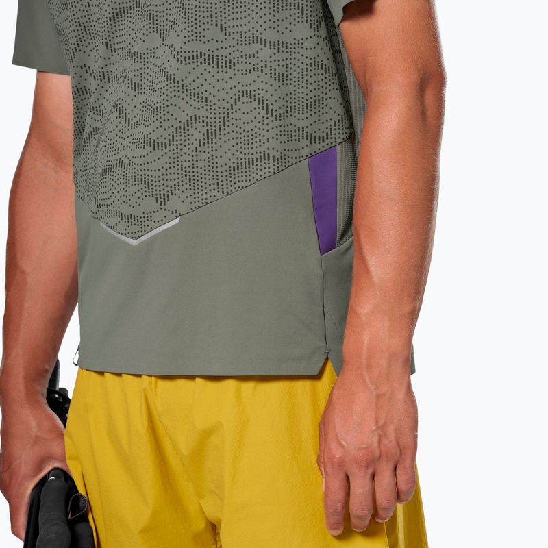 Tricou pentru bărbați Salewa Pedroc Tech Dry faded green 4
