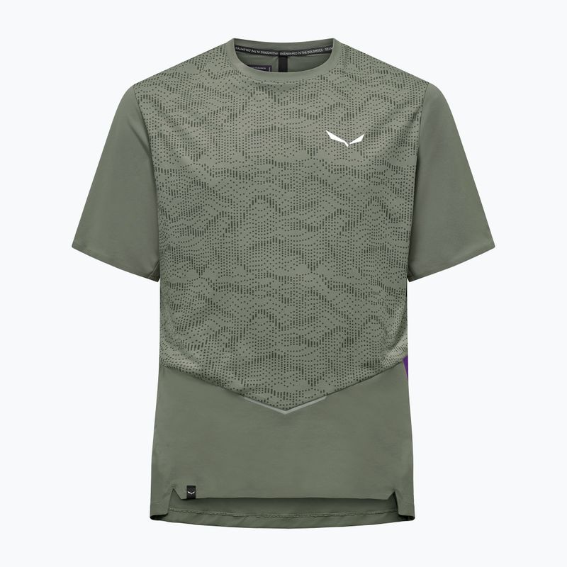 Tricou pentru bărbați Salewa Pedroc Tech Dry faded green 6