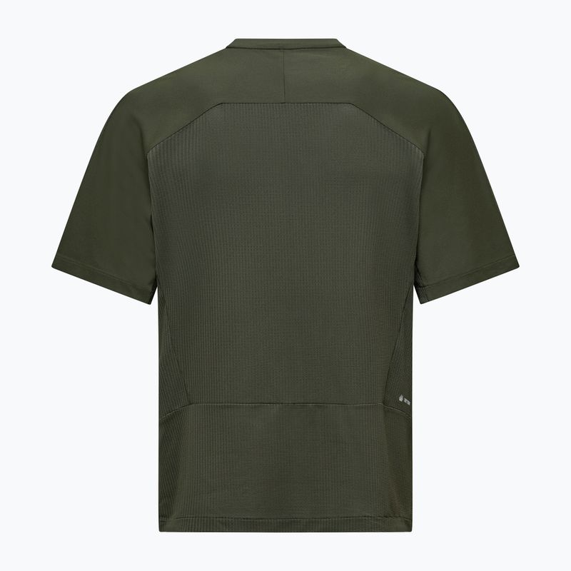 Tricou pentru bărbați Salewa Pedroc Dry Hyb dark olive 2
