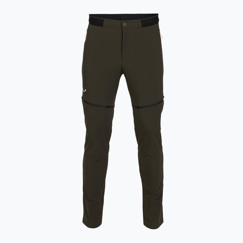 Pantaloni de trekking pentru bărbați Salewa Pedroc 3 DST 2IN1 dark olive