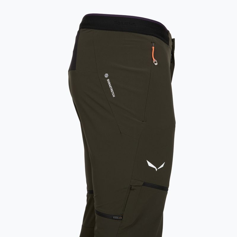 Pantaloni de trekking pentru bărbați Salewa Pedroc 3 DST 2IN1 dark olive 3