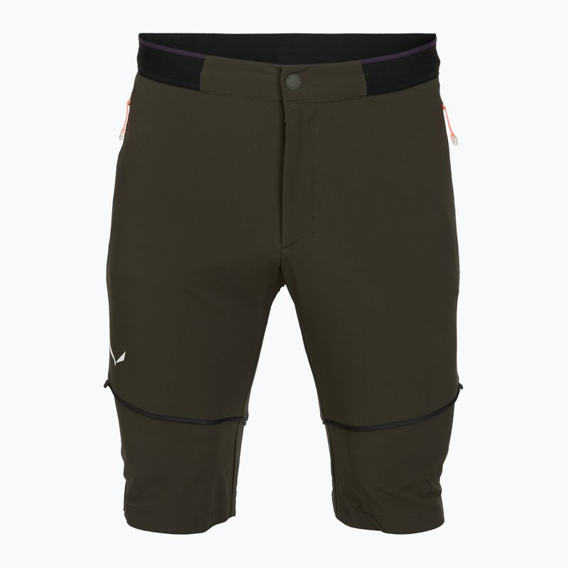 Pantaloni de trekking pentru bărbați Salewa Pedroc 3 DST 2IN1 dark olive 5